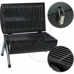Barbecue - Set De Barbecue Gratuit - Charbon De Bois - 38 X 45 X 26 Cm - Noir - MaxxGarden -France Barbecue Soldes Boutique 54009748 5