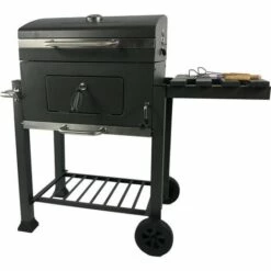 Barbecue - Charbon De Bois - 118 X 67 X 108 Cm - Métal - Noir - MaxxGarden