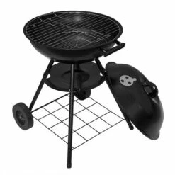 WOLTU Barbecue Au Charbon De Bois. Grill BBQ Avec Roues. 44x73cm. Utilisé Pour Jardin Ou Camping.Noir -France Barbecue Soldes Boutique 54102543 3