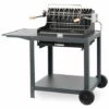 Le Marquier Barbecue Charbon + Chariot Exclusive Mendy 54 X 32 Cm - Ardoise -France Barbecue Soldes Boutique 54148860 1