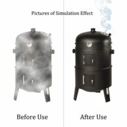 MODOU Barbecue Smoker Bande Joint D'étanchéité Pour Barbecue Charbon,Smoker Américain,fumoir,Grill (8,2ft,1/2'',1/8'',2 Pack) (Noir) -France Barbecue Soldes Boutique 54333186 4