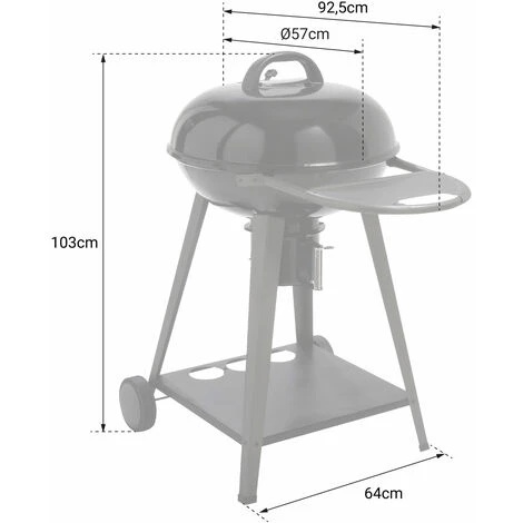 SOMAGIC - Barbecue Au Charbon De Bois YUTAN - Noir 6 SOMAGIC - Barbecue Au Charbon De Bois YUTAN - Noir – Image 4