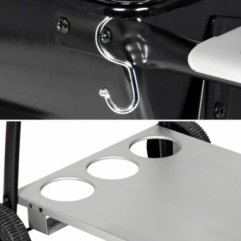 SOMAGIC - Barbecue Au Charbon De Bois DANA - Noir 5 SOMAGIC - Barbecue Au Charbon De Bois DANA - Noir – Image 3