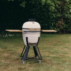 OUTR Barbecue Céramique Kamado Medium 50 Cm Blanc - Blanc -France Barbecue Soldes Boutique 54543322 4