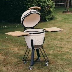 OUTR Barbecue Céramique Kamado Medium 50 Cm Blanc - Blanc -France Barbecue Soldes Boutique 54543322 5