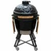 OUTR Barbecue Céramique Kamado Large Diamond 56 Cm Noir - Noir / Gris -France Barbecue Soldes Boutique 54547088 1