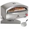 Four à Pizza 4800W Gaz KEMPER Inox + Spatule Pizzaiolo Cuisson Sur Pierre Réfractaire 400°C Max Allumage Piezo Thermostat -France Barbecue Soldes Boutique 54690906 1