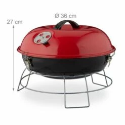 JARDIBRICODECO Barbecue Rond Portable -France Barbecue Soldes Boutique 55316217 4