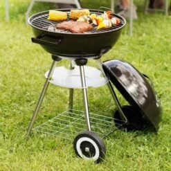 JARDIBRICODECO Barbecue Boule Ø 41,5 Cm Acier Galvanisé, Grill, Fumoir, Smoker Avec Régulateur De Ventilation Température - Charbon De Bois -France Barbecue Soldes Boutique 55331084 3
