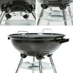 JARDIBRICODECO Barbecue Boule Ø 41,5 Cm Acier Galvanisé, Grill, Fumoir, Smoker Avec Régulateur De Ventilation Température - Charbon De Bois -France Barbecue Soldes Boutique 55331084 5