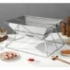 BENOBBY KIDS Grille De Feu En Acier Inoxydable Pour Gril Pliant Extérieur, Gril Portable Avec Sac De Transport Pour Le Voyage De Camping De Barbecue De Jardin -France Barbecue Soldes Boutique 55514176 1