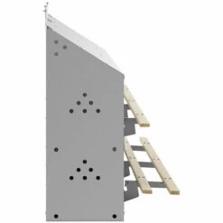 WIESENFIELD Pondoir À Poules Professionnel Avec Tapis De Ponte 12 Compartiments Galvanisé - Argent -France Barbecue Soldes Boutique 56477900 4