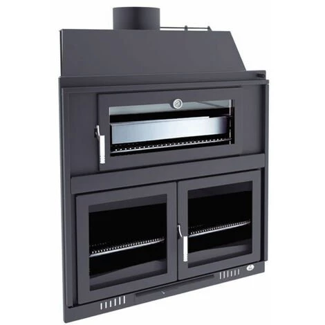 FM CALEFACCION Barbecue Charbon Bois Avec Four Et Portes FM BH-100 HP à Encastrer 3 FM CALEFACCION Barbecue Charbon Bois Avec Four Et Portes FM BH-100 HP à Encastrer