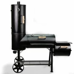 TAINO CHIEF 130 KG Fumoir BBQ Fumoir à Charbon De Bois Gril En Acier 3,5 Mm