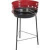 Vargan Barbecue à Charbon De Bois - Demi-ouvert - Ø33 Cm - Noir/Rouge -France Barbecue Soldes Boutique 57262978 1
