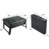 DENUOTOP Barbecue Charbon Barbecue Au Charbon De Bois, Barbecue Portable Barbecue En Acier Inoxydable Pliable Barbecue Fumeur Grill Barbecue Bureau Parfait Pour Le Camping Pique-Nique En Plein Air Garden Party -France Barbecue Soldes Boutique 57589132 1