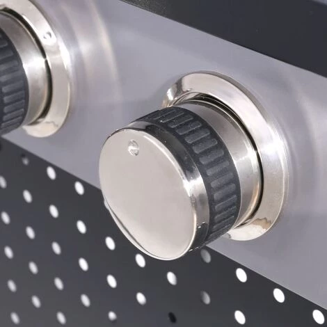 LOLA HOME Barbecue à Gaz Birgitt Avec 2 Brûleurs En Acier Noir 52x116x110 Cm 7 LOLA HOME Barbecue à Gaz Birgitt Avec 2 Brûleurs En Acier Noir 52x116x110 Cm – Image 5