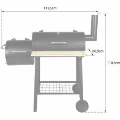 SOMAGIC - Fumoir Au Charbon De Bois - Noir 10 SOMAGIC - Fumoir Au Charbon De Bois - Noir -France Barbecue Soldes Boutique 57716507 4