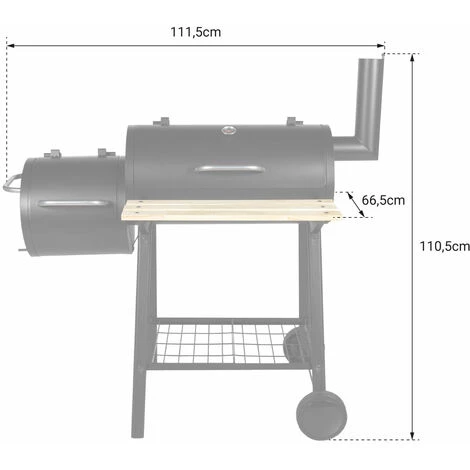 SOMAGIC - Fumoir Au Charbon De Bois - Noir 6 SOMAGIC - Fumoir Au Charbon De Bois - Noir – Image 4