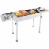 BIGZZIA Barbecue à Charbon Pliable Portable - BBQ Grill Sur Pied Avec étagères + Grille + Plaque Cuisson - Pour Camping 120 X 67 X 31 Cm 1 BIGZZIA Barbecue à Charbon Pliable Portable - BBQ Grill Sur Pied Avec étagères + Grille + Plaque Cuisson - Pour Camping 120 X 67 X 31 Cm -France Barbecue Soldes Boutique 58194764 1