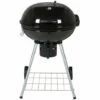 Vargan Barbecue Au Charbon De Bois - Surface De Grillage Ø 45 Cm - Avec Bac à Cendres - Noir -France Barbecue Soldes Boutique 58474675 1