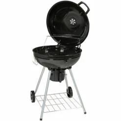 Vargan Barbecue Au Charbon De Bois - Surface De Grillage Ø 45 Cm - Avec Bac à Cendres - Noir -France Barbecue Soldes Boutique 58474675 4
