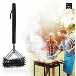 AOUGO Brosse Barbecue - Nettoyage Grill BBQ - Accessoire Barbecues - Electrique, Gaz, Charbon - Acier Inoxydable -France Barbecue Soldes Boutique 58693455 5
