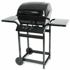 Centrale Brico Barbecue Au Gaz, 2 Brûleurs, Noir