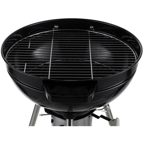Mustang Grill Basic 47 Charbon De Bois Barbecue Au Charbon De Bois Thermomètre Dans Le Couvercle Surface Du Gril (diamè 5 Mustang Grill Basic 47 Charbon De Bois Barbecue Au Charbon De Bois Thermomètre Dans Le Couvercle Surface Du Gril (diamè – Image 3