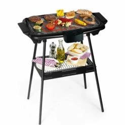 MEDIA WAVE STORE ® MASTER Barbecue EB02S électrique 2000W Puissance 220V-50/60HZ Noir Avec Jambes -France Barbecue Soldes Boutique 59189538 2