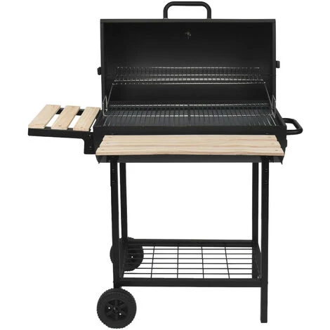 Barbecue à Charbon 76x33.5cm Avec Chariot - Smoker One Xl - Robby - Noir 3 Barbecue à Charbon 76x33.5cm Avec Chariot - Smoker One Xl - Robby - Noir