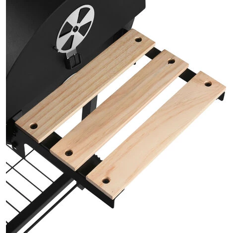 Barbecue à Charbon 76x33.5cm Avec Chariot - Smoker One Xl - Robby - Noir 7 Barbecue à Charbon 76x33.5cm Avec Chariot - Smoker One Xl - Robby - Noir – Image 5