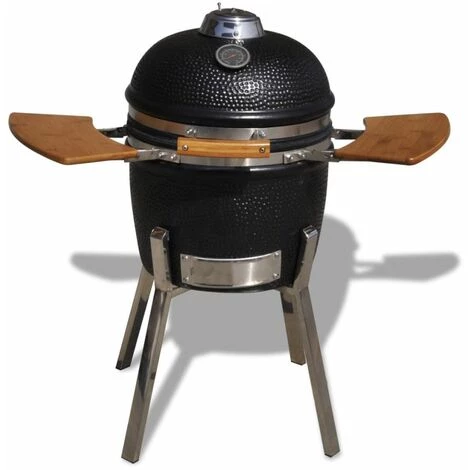 NOVA Kamado Barbecue Grid 81 Cm En Céramique Fumée 3 NOVA Kamado Barbecue Grid 81 Cm En Céramique Fumée