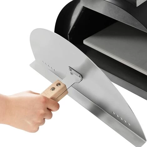 GIGA Four à Pizza Extérieur, Four à Bois Pizza En Acier Inoxydable Pour Jardin / Terrasse, Poêle à Granulés Charbon De Pizza Avec Pierre à Pizza De 13 Pouces + Thermomètre Intégré + Pelle à Pizza - Noir 4 GIGA Four à Pizza Extérieur, Four à Bois Pizza En Acier Inoxydable Pour Jardin / Terrasse, Poêle à Granulés Charbon De Pizza Avec Pierre à Pizza De 13 Pouces + Thermomètre Intégré + Pelle à Pizza - Noir – Image 2