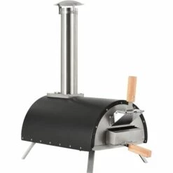 GIGA Four à Pizza Extérieur, Four à Bois Pizza En Acier Inoxydable Pour Jardin / Terrasse, Poêle à Granulés Charbon De Pizza Avec Pierre à Pizza De 13 Pouces + Thermomètre Intégré + Pelle à Pizza - Noir 9 GIGA Four à Pizza Extérieur, Four à Bois Pizza En Acier Inoxydable Pour Jardin / Terrasse, Poêle à Granulés Charbon De Pizza Avec Pierre à Pizza De 13 Pouces + Thermomètre Intégré + Pelle à Pizza - Noir -France Barbecue Soldes Boutique 60073590 3