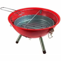 7HOUSE Barbecue De Charbon Village Rouge Ø35.5x46cm 7habre -France Barbecue Soldes Boutique 60089150 3