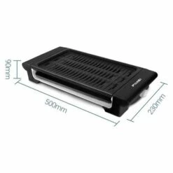 FIMEI Grille Electrique Barbecue De Table Puissance 1400W Sans Fumée,Température Réglable,Bac à Eau, Noir 50 Cm X 9 Cm X 23 Cm 11 FIMEI Grille Electrique Barbecue De Table Puissance 1400W Sans Fumée,Température Réglable,Bac à Eau, Noir 50 Cm X 9 Cm X 23 Cm -France Barbecue Soldes Boutique 60100341 5