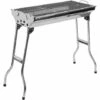 PESCE Barbecue à Charbon En Acier Inoxydable, Gril Pliant Portable, Gril Sur Pied, Barbecue Pour Le Camping,les Fêtes Et Les Festivals, Barbecue Portable, Barbecue De Jardin, 5-10 Personnes(73*33.5*70cm) 2 PESCE Barbecue à Charbon En Acier Inoxydable, Gril Pliant Portable, Gril Sur Pied, Barbecue Pour Le Camping,les Fêtes Et Les Festivals, Barbecue Portable, Barbecue De Jardin, 5-10 Personnes(73*33.5*70cm) -France Barbecue Soldes Boutique 60170068 1