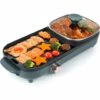 PESCE Gril Électrique,Hot Pot BBQ 2 En 1 Gril Portatif Electric Smokeless Grill Pot Chaud D'Intérieur De Gril 1500W -France Barbecue Soldes Boutique 60170113 1