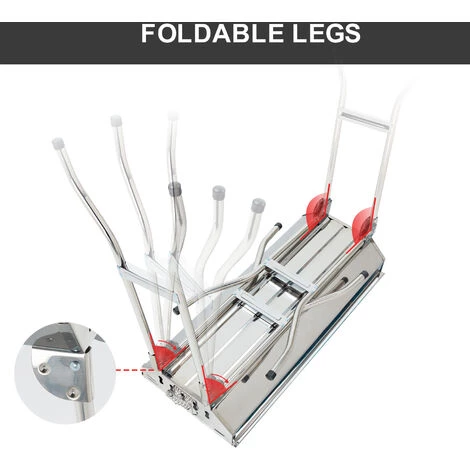 IKAYAA Barbecue En Acier Inoxydable Grand Extérieur Domestique Facile à Plier Portable Barbecue Support à Viande Léger Pique-nique Barbecue Gril à Charbon De Bois Avec Panier De Rangement étagère Poêle à Frire Pour Les Campeurs En Plein Air, Les Amateurs De Barb 6 IKAYAA Barbecue En Acier Inoxydable Grand Extérieur Domestique Facile à Plier Portable Barbecue Support à Viande Léger Pique-nique Barbecue Gril à Charbon De Bois Avec Panier De Rangement étagère Poêle à Frire Pour Les Campeurs En Plein Air, Les Amateurs De Barb â Image 4