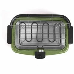 LIVOO Barbecue électrique D'intérieur Sur Pieds 2en1 2000W Vert Kaki - Vert -France Barbecue Soldes Boutique 60469275 3