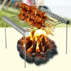 LTS FAFA Arrive Mini Pocket Bbq Grill Portable En Acier Inoxydable Bbq Gr -France Barbecue Soldes Boutique 61134366 4