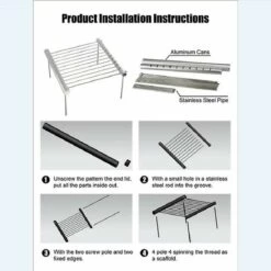 LTS FAFA Arrive Mini Pocket Bbq Grill Portable En Acier Inoxydable Bbq Gr -France Barbecue Soldes Boutique 61134366 5
