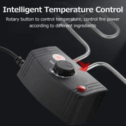 TANCYCO Gril électrique Ménage En Acier Inoxydable Fonction Multiple 2000W Haute Puissance 50-350℃ Plaque De Cuisson électrique Portable Extérieure Barbecue Brochettes Grill -France Barbecue Soldes Boutique 63632015 5