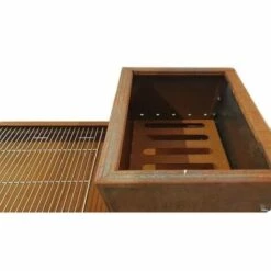 BRIXO Barbecue Bois Et Charbon Acier Corten 47 X 90 X H108 Cm Grille 45 X 50 Cm EL GAUCHO -France Barbecue Soldes Boutique 63680954 2