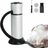 HEGUYEY Fumeur Portable Infusion Fumée Fraîche Pour Améliorer Le Goût Smoke Fumeur Pistolet à Viande Fumeur Pistolet Portatif Avec Des Copeaux De Bois Pour La Nourriture, La Viande, Les Fromages -France Barbecue Soldes Boutique 64047512 1