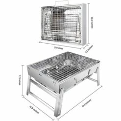 BF Gril à Charbon, Gril Pliant En Acier Inoxydable, Gril à Charbon De Table, Gril De Cuisson Amovible Pour 2 à 5 Personnes 8 BF Gril à Charbon, Gril Pliant En Acier Inoxydable, Gril à Charbon De Table, Gril De Cuisson Amovible Pour 2 à 5 Personnes -France Barbecue Soldes Boutique 64386830 2