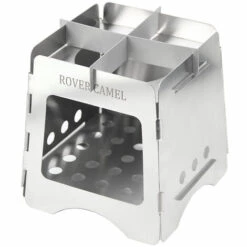 BDD Ws007 Poêle à Bois Moyen Portable En Acier Inoxydable Léger Pliant Poêle à Bois Poêle à Alcool De Poche