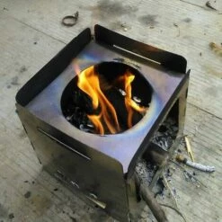 BDD Ws007 Poêle à Bois Moyen Portable En Acier Inoxydable Léger Pliant Poêle à Bois Poêle à Alcool De Poche -France Barbecue Soldes Boutique 65376367 5