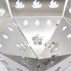 BDD Camping En Plein Air En Acier Inoxydable Barbecue Poêle à Bois Pliable Portable Fire Rack -France Barbecue Soldes Boutique 65376385 4